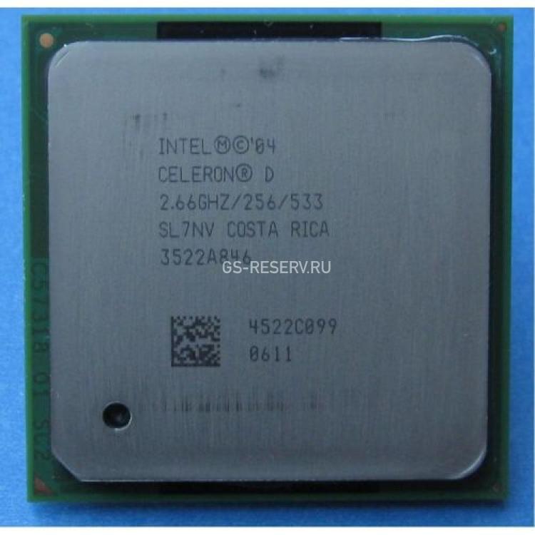 Процессор Intel Celeron 2667Mhz (256/533/1.325v) Socket478 Prescott(SL8HL)