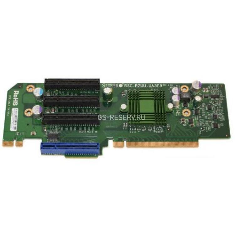 Riser SuperMicro 3PCI-E8x 1xUIO 2U For SC825U Mb With UIO(RSC-R2UU-UA3E8)