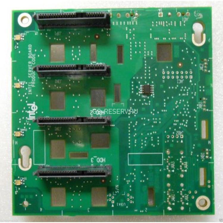 Плата Backplane Intel 4xSAS/SATAIII 3,5" 4xSATA 6G U600 Hot Swap For AXX4DRV3GR SC5400BASE SC5400BRP SC5400LX SC5400LXI(FXX4DRV3GBRD)