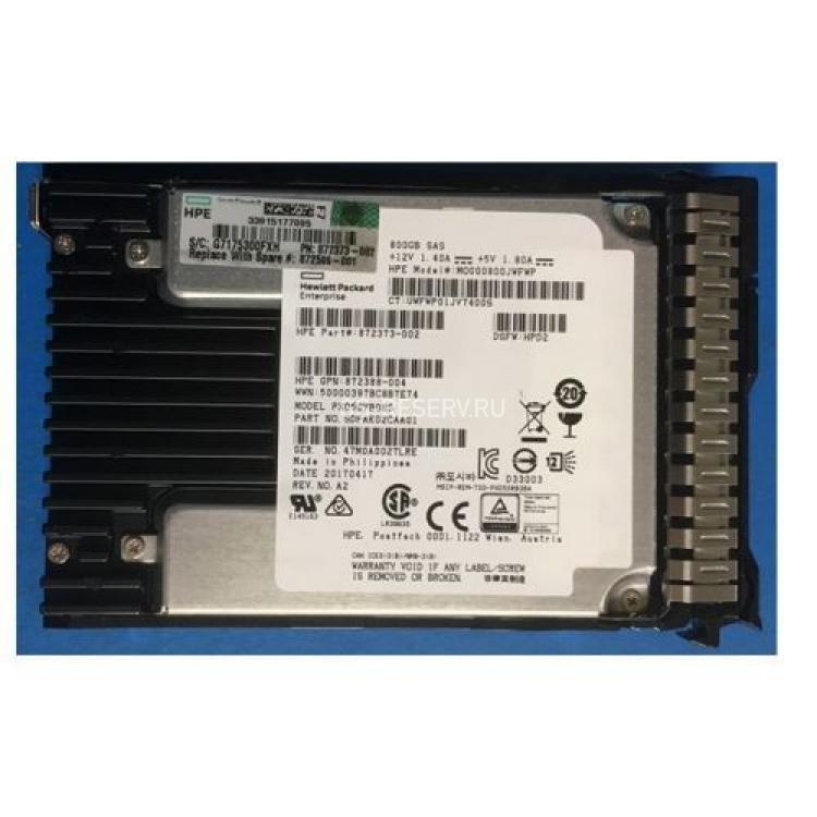 Твердотелый Накопитель SSD SAS HP MO000800JWFWP (Toshiba) 800Gb U1200 12G SAS 2,5" For P2000 G3 MSA2052 MSA2050 MSA2042 MSA2040 MSA2000 MSA1050 MSA1040 D2700 Proliant Gen5 Gen6 Gen7 Gen8 Gen9 Gen10 D6020 Apollo Gen10(MO000800JWFWP)