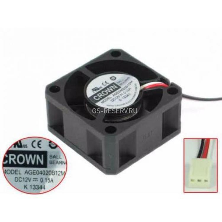 Вентилятор Netgear (Crown) 0.15A 12v 40x80x20mm For ReadyNAS 1500(AGE04020B12M)