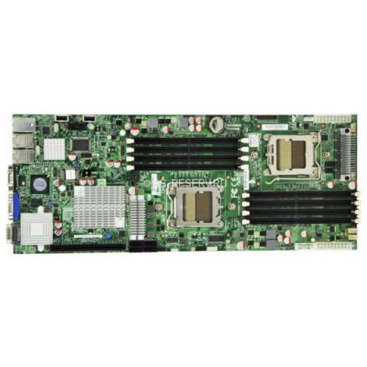 Материнская Плата Supermicro nVidia MCP55VPro Dual S-F 16DualDDRII-667 4SATAII PCI-E16x Riser SVGA 2xGbLAN BladeATX 2000Mhz(H8DMT+)