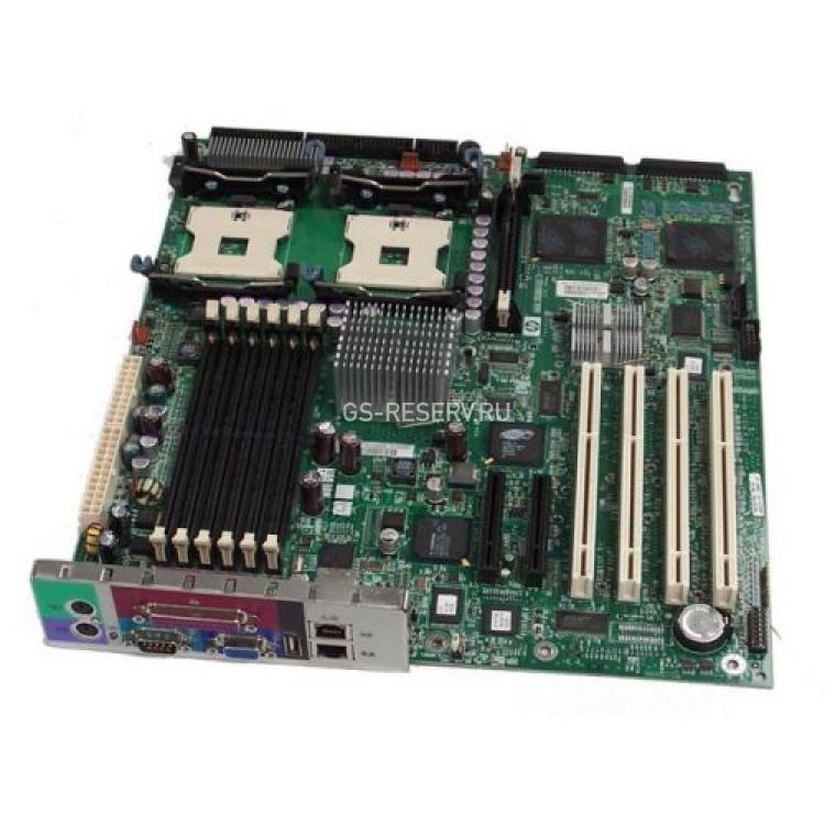Материнская Плата HP iE7520 Dual Socket 604 6DualDDRII 2UW320SCSI U100 2PCI-E8x 4PCI-X Video 2LAN1000 E-ATX 800Mhz For ML350G4p(409682-001)