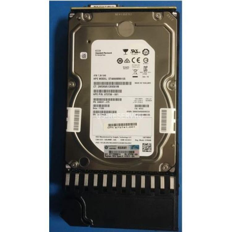 Жесткий Диск HP 4Tb (U1200/7200) SED FIPS-140 12G SAS 3,5" For MSA2052 MSA2050 MSA2042 MSA2040 MSA1050 MSA1040(873741-001)