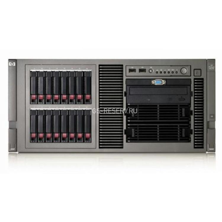 Сервер HP ML370R05 (ML370G5) Intel Xeon QC 5430 2666Mhz/1333/2*6Mb DualS771/ i5000P/ 1024(4096)Mb FBD/ Video/ 2LAN1000/ 8SAS SFF/ 0x36(146)Gb/10(15)k SAS/ DVD/ ATX 1000W Rack 5U(458346-421)