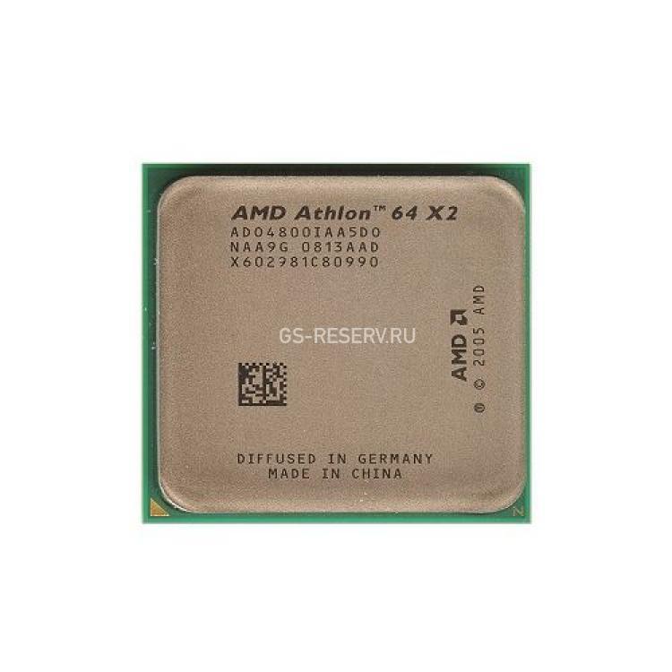 Процессор AMD Athlon-64 X2 4800+ 2500Mhz (2x512/2000/1,25v) 65Wt 2x Core Socket AM2 Brisbane(ADO4800IAA5DO)