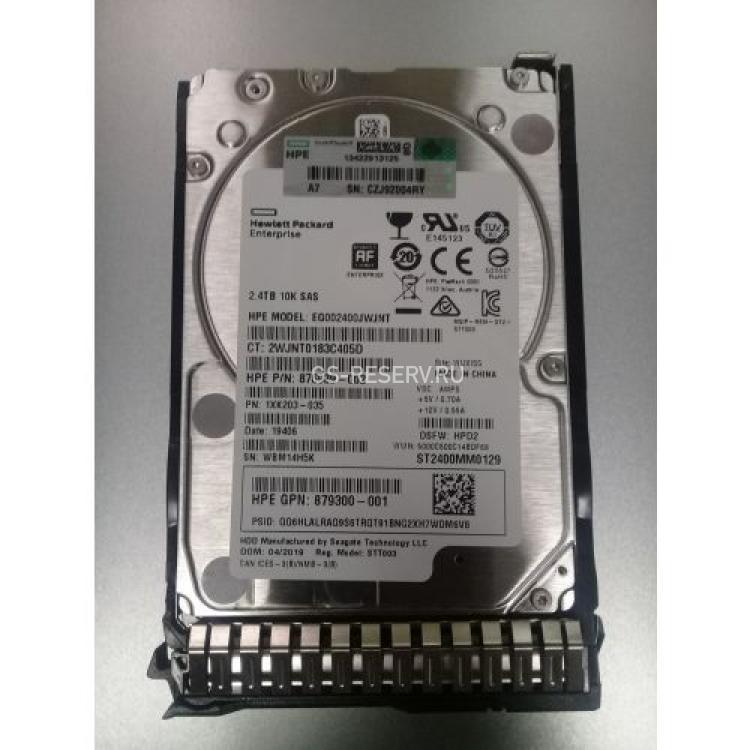 Жесткий Диск HP (Seagate) Enterprise Performance 10K HDD v9 ST2400MM0129 2.4Tb (U1200/10000/256Mb) 512e/4Kn 12G SAS 2,5" For Gen8 Gen9 Gen10 MSA2052 MSA2050 MSA2042 MSA2040 MSA1050 MSA1040(P00441-001)