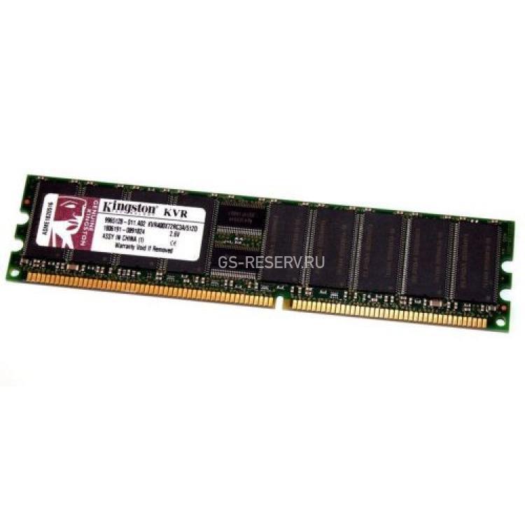 RAM DDR400 Kingston 512Mb REG ECC LP PC3200(KVR400X72RC3A/512)