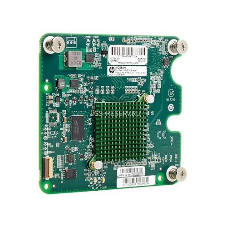 Сетевой Адаптер HP (Emulex) OCM11102 Dual Port 10GbE Flex-10 Ethernet Server Adapter 2xSFP+ 2x10Гбит/сек Fibre Channel HBA Mezzanine For BL280c G6 BL2x220c G6 BL460c G6 BL460c G7 BL465c G6 BL465c G7 BL490c G6 BL490c G7(HSTNS-BN61)