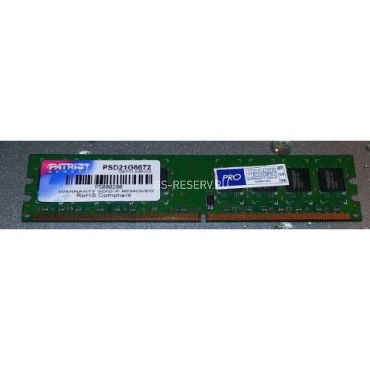 RAM DDRII-667 Patriot 1Gb PC2-5300(PSD21G6672)
