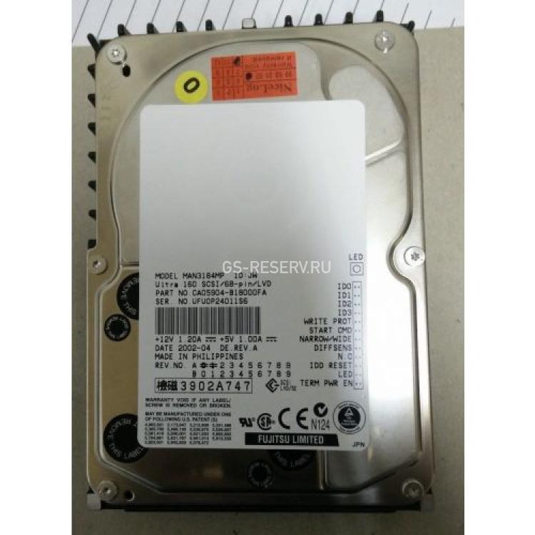 Жесткий Диск Fujitsu 18,4Gb (U160/10000/8Mb) 68pin U160SCSI(CA05904-B160)