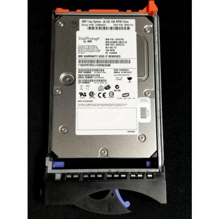 Жесткий Диск IBM TotalStorage 36,4Gb (U2048/15000) 40pin Fibre Channel 3,5" For DS4500 DS4400 DS4300 EXP710 EXP700(26K5201)