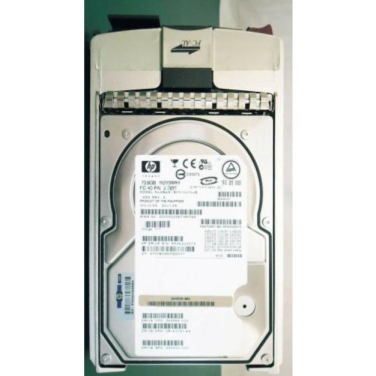 Жесткий Диск HP (Hitachi) Ultrastar 15K73 HUS157373ELF200 72,8Gb (U2048/15000/8Mb) 40pin Fibre Channel 3,5" For StorageWorks EVA 3000 4100 4000 5000 6100 6000 8100 8000 M5314 DS2500(BF0725754B)