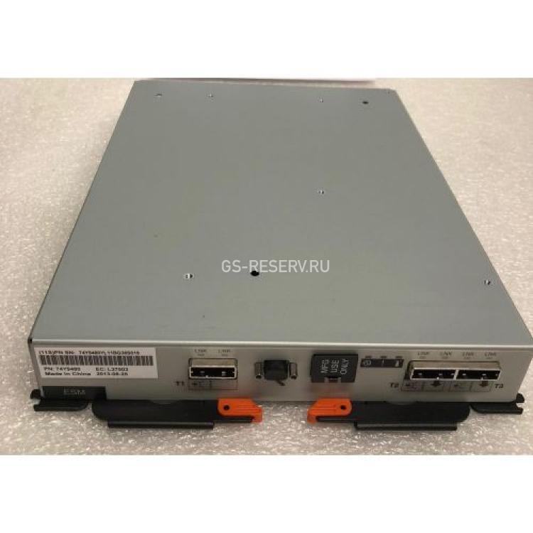 Модуль Контроллера IBM Enclosure Services Manager ESM Module Dual Port 3xSFF8088 1xRJ45 CLI For Power6 5877 EXP245 EXP24S(74Y9480)
