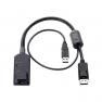 KVM Кабель HP KVM Console USB/Display Port Interface Adapter RJ45 - 1xDP&1xUSB For Server Console G2 Switch(620-1050-502)