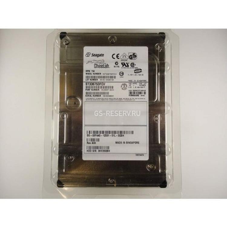 Жесткий Диск Seagate Cheetah 15K.3 36,7Gb (U2048/15000/16Mb) 40pin Fibre Channel 3,5"(ST336753FCV)