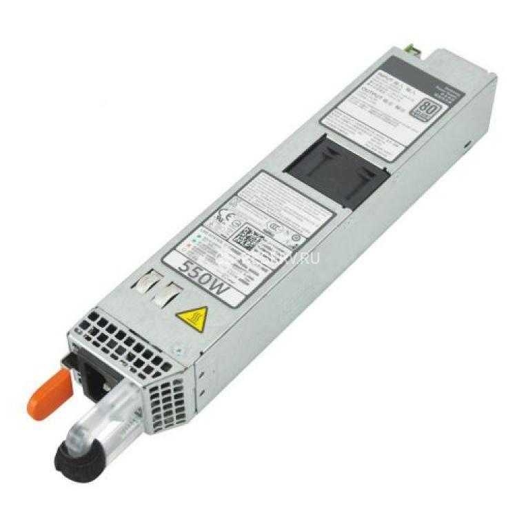 Резервный Блок Питания Dell 550Wt (Delta) For Server PowerEdge R330 R320 R430 R420 R420XR SC1500 R6415 2500 PowerVault DX6104 SN SCN CSN(D550E-S0)