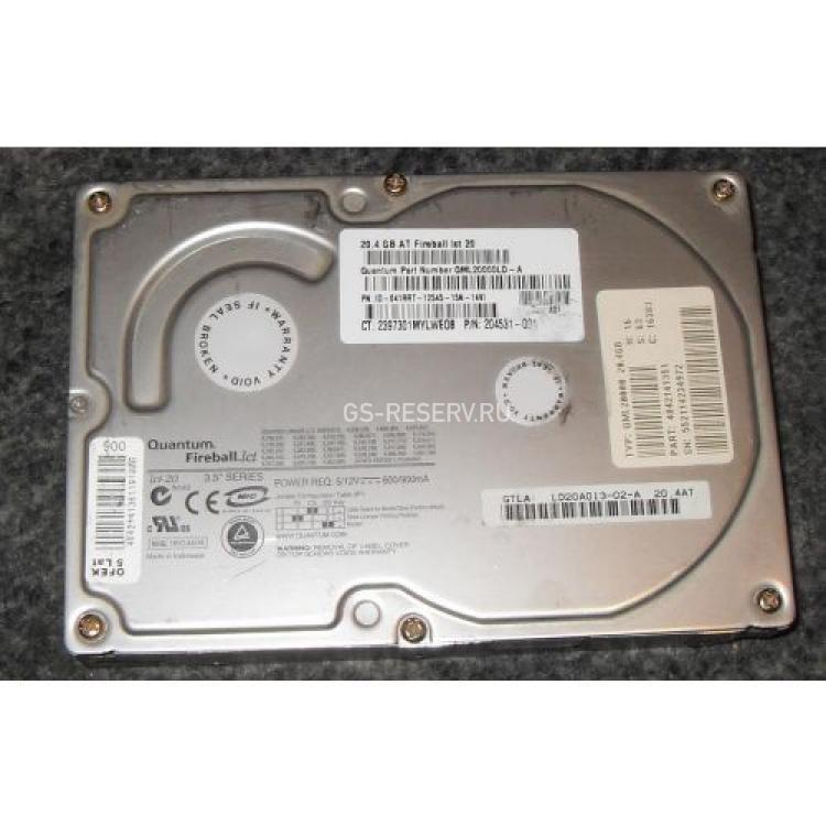 Жесткий Диск Quantum Fireball LCT 20,4Gb (U66/4400/0,5Mb) IDE(LD20A013-02-A)