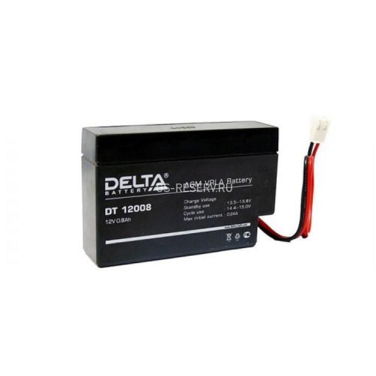 Аккумуляторная Батарея Delta Rechargable Battery 12V/0,8Ah For UPS(DT 12008)