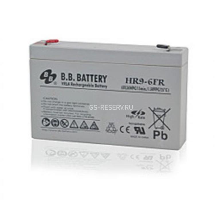 Аккумуляторная Батарея B.B. Batery Rechargable Battery 6V/9A 36WPC For EMC(HR 9-6FR)