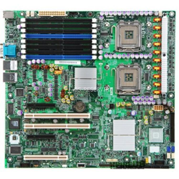Материнская Плата Intel i5000V Dual Socket 771 8FBD 6SATAII UW320SCSI U100 2PCI-E8x 2PCI-X PCI SVGA 2xGbLAN E-ATX 1333Mhz(S5000VSASCSI)