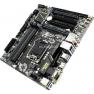 Материнская Плата Gigabyte iB150 S1151 HT 4DualDDRIV 6SATAIII 1SATA-Express 1M.2 (NGFF) 2PCI-E16x3.0 2PCI Video DVI HDMI LAN1000 AC97-8ch 4USB3 mATX(GA-B150M-D3H)