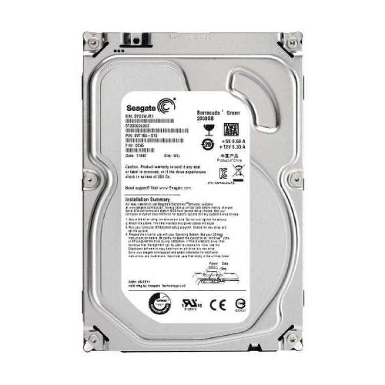 Жесткий Диск Seagate Barracuda Green 2Tb (U600/5900/64Mb) NCQ 6G SATAIII(ST2000DL003)