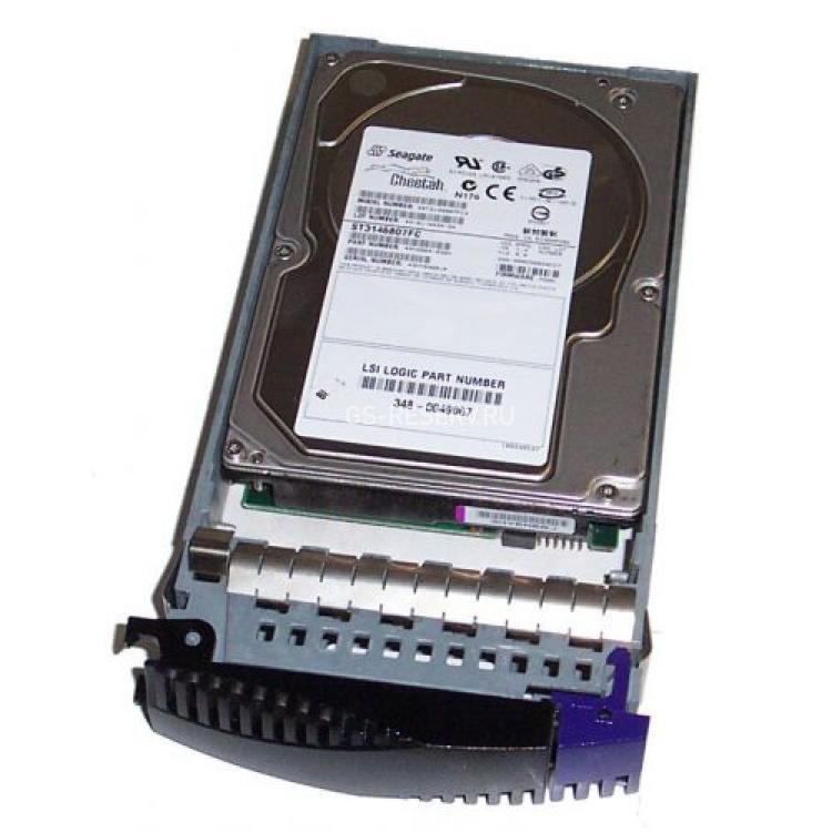 Жесткий Диск LSI Logic (Seagate) Cheetah 10K.6 ST3146807FC 146,8Gb (U2048/10000/8Mb) 40pin Fibre Channel 3,5"(348-0049067)