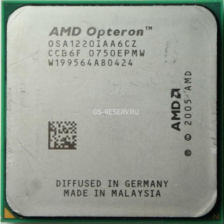 Процессор AMD Opteron 1220 2800Mhz (2x1024/2000/1,3v) 2x Core Santa Ana Socket AM2(OSA1220IAA6CZ)