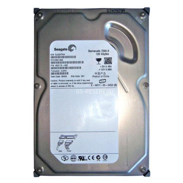 Жесткий Диск Seagate Barracuda 7200.9 120Gb (U300/7200/2Mb) NCQ SATAII(ST3120213AS)