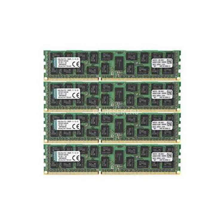 RAM DDRIII-1600 Kingston 64Gb 4x16Gb 2Rx4 REG ECC PC3-12800R(KVR16R11D4K4/64)