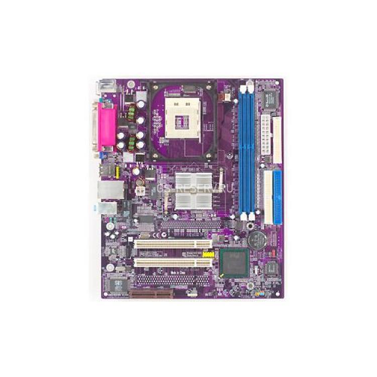 Материнская Плата Elitegroup i845GV Socket 478 HT 2DDR333 U100 2PCI SVGA CMI9739A LAN mATX(L4IGVM6)