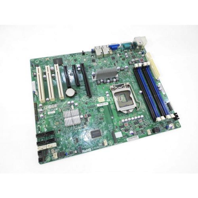 Материнская Плата SuperMicro c204 S1155 4DualDDRIII 2SATAIII 4SATAII PCI-E16x 2PCI-E8x 3PCI 2LAN1000 SVGA ATX(X9SCA-F)