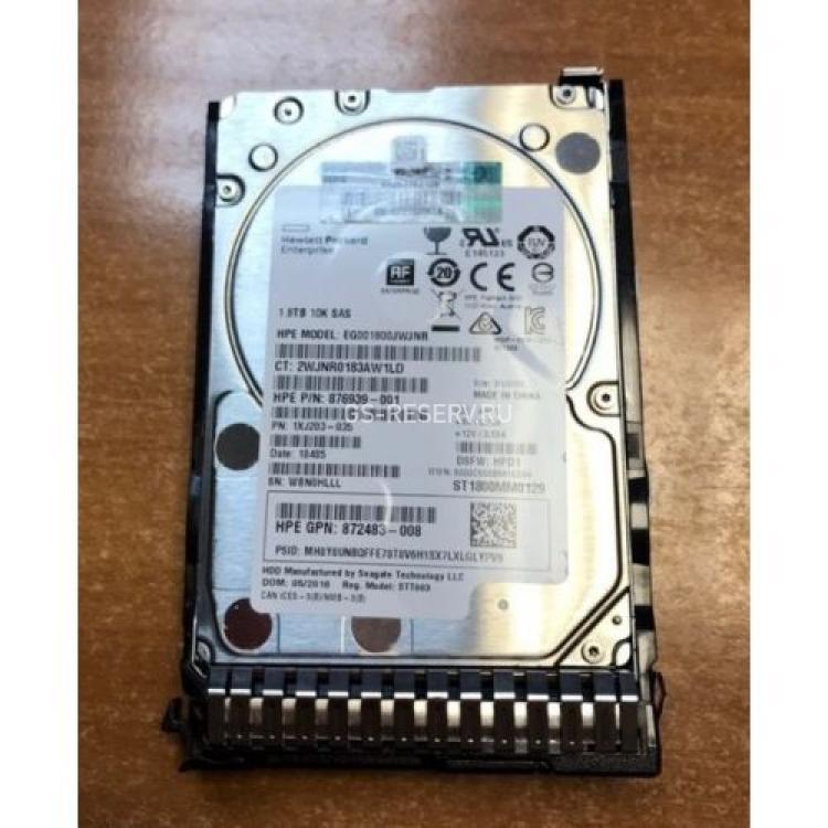 Жесткий Диск HP (Seagate) Enterprise Performance 10K HDD v9 ST1800MM0129 1.8Tb (U1200/10000/256Mb) 512e/4Kn 12G SAS 2,5" For Gen8 Gen9 Gen10 MSA2052 MSA2050 MSA2042 MSA2040 MSA1050 MSA1040(872481-B21)