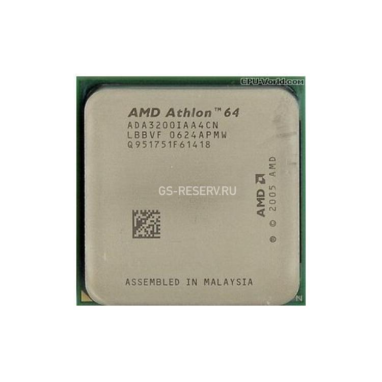 Процессор AMD Athlon-64 3200+ 2000Mhz (512/1000/1,35v) Socket AM2 Orleans(ADA3200IAA4CN)