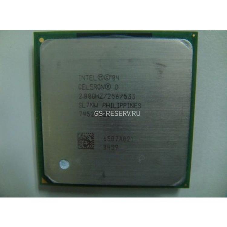 Процессор Intel Celeron 2800Mhz (256/533/1.325v) Socket478 Prescott(SL7NW)