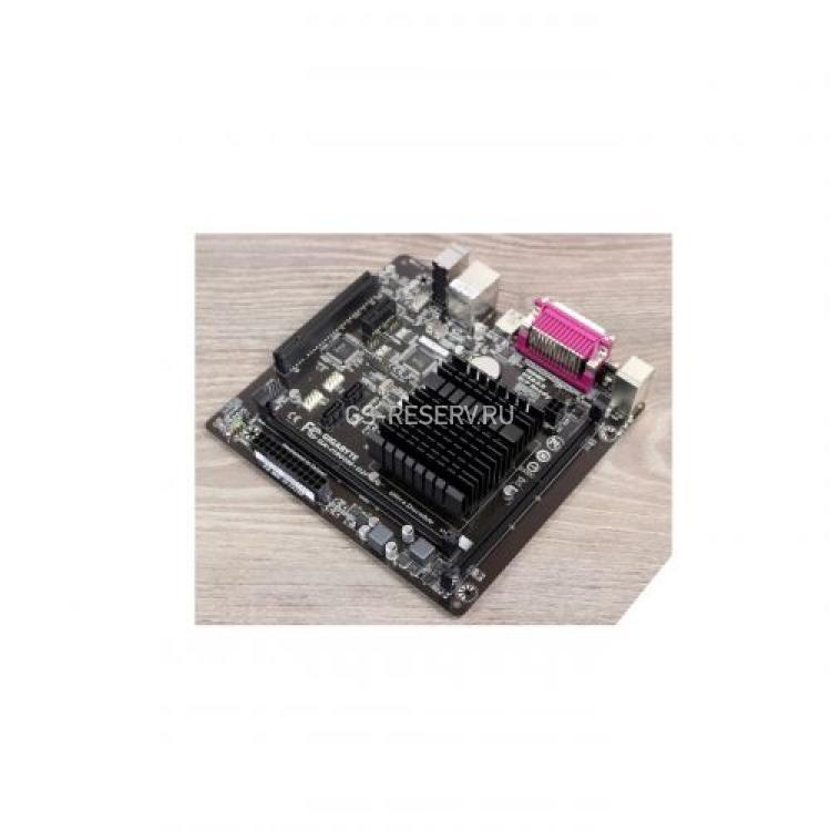 Материнская Плата Gigabyte CPU Intel Celeron DC J1800 2.41(2.58)Ghz 2DualDDRIII 2SATAII PCI-E1x PCI SVGA HDMI LAN1000 AC97-8ch 1USB3.1 mATX(GA-J1800M-D2P)