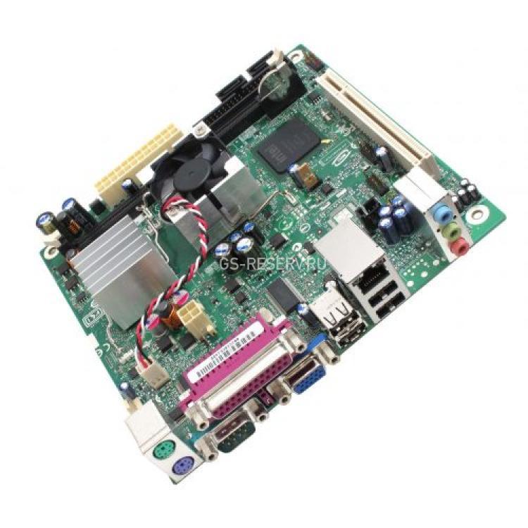 Материнская Плата Intel CPU Intel Atom 230 1.6Ghz i945GC DDRII 2SATAII PCI SVGA LAN1000 AC97-6ch Mini-ITX(D945GCLF2D)