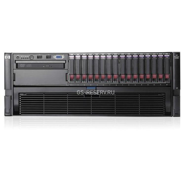 Сервер HP DL580G5 Intel Xeon MP 6C/QC No CPU/ QuadS604/ iE7300/ 0(256)Gb FBD/ Video/ 2LAN1000/ 8(16)SAS SFF/ 0x36(146)Gb/10(15)k SAS/ DVD/ ATX 750W 4U(452291-B21)