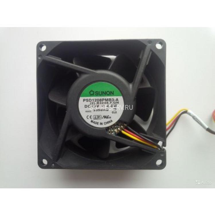 Вентилятор Sunon 0,46A 12v 4600 об/мин 82.5CFM 18dB 4,6Wt 80x80x38mm(PSD1208PMB3-A)