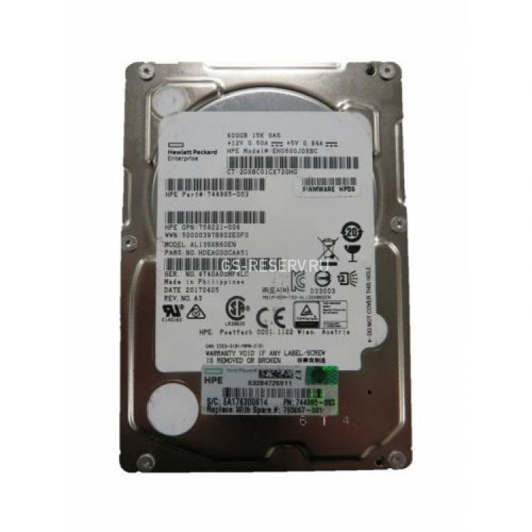 Жесткий Диск HP (Toshiba) AL13SXB60EN 600Gb (U1200/15000/128Mb) 512n 12G SAS 2,5" For Proliant Gen5 Gen6 Gen7 Gen8 Gen9 Gen10 D6000 D6020 D3600 D3610 D3700 D3710 D2600 D2700 Apollo Gen9 Gen10 Integrity rx2800 i2 i4 rx6600 rx3600(765424-B21)