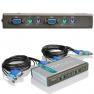 KVM Переключатель D-Link 4xChannel 1xHD15Pin&2xPS With Cables 2x(DKVM-4K)
