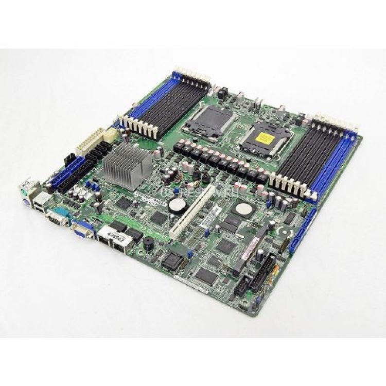 Материнская Плата Asus nVidia nForcePro2200 Dual Socket F 16DualDDRII-667 4SAS 4SATAII U133 PCI-E16x 2xGbLAN E-ATX 2000Mhz 1U(KFSN4-DRE/SAS)