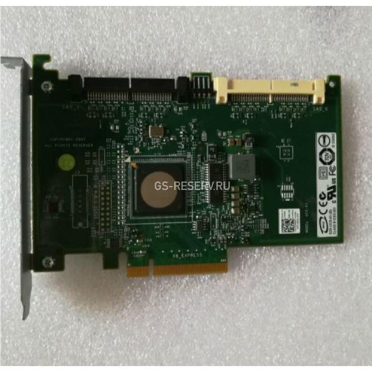 Контроллер SAS Dell SAS LSISAS1068 Int-2xSFF8484 (32-pin) 8xSAS/SATA RAID10 U300 PCI-E8x(6iR)