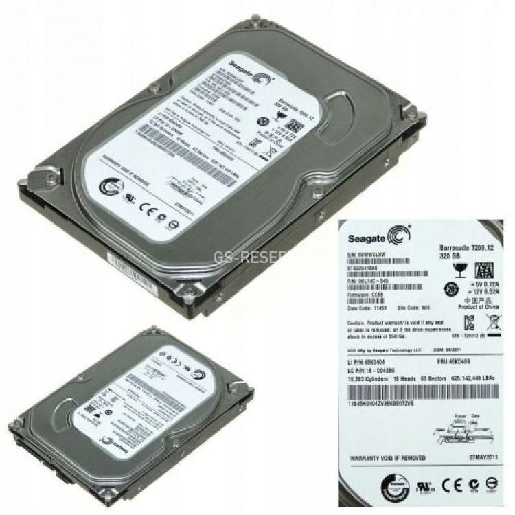 Жесткий Диск Seagate Barracuda 7200.12 320Gb (U300/7200/16Mb) NCQ SATAII(ST3320418AS)