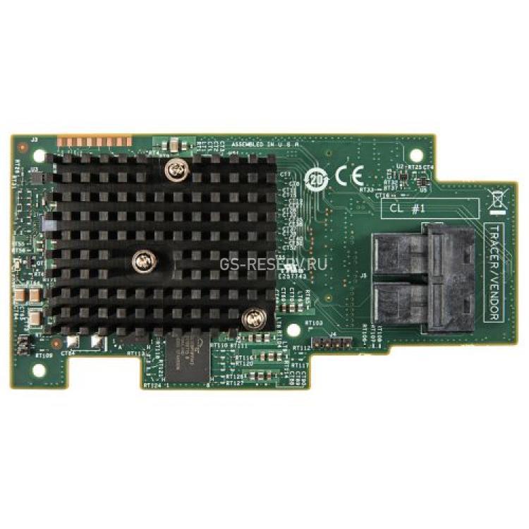 Контроллер SAS RAID Intel (LSI Logic) LSISAS3008 Int-2xSFF-8643 8xSAS/SATA RAID60 U1200 12G SAS LP PCI-E8x 3.0 Mezzanine For S1200SPO S1200SPL S1200SPS S2600WT2 S2600WTT S2600WTTR S2600WT2R S2600WTTS1R(H17951)