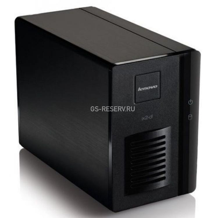 Система Хранения NAS Lenovo (Iomega) 1.6GHz/ 256Mb RAM/ 1xGbE/ 1xUSB/ 2xSATA 3,5"/ JBOD RAID0 RAID1/ SATAII)(IX2-NG)