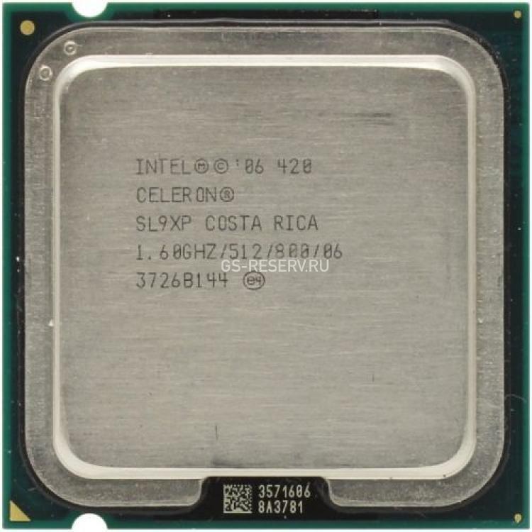 Процессор Intel Celeron 1600Mhz (800/L2-512Kb) 35Wt LGA775 Conroe-L(D420)