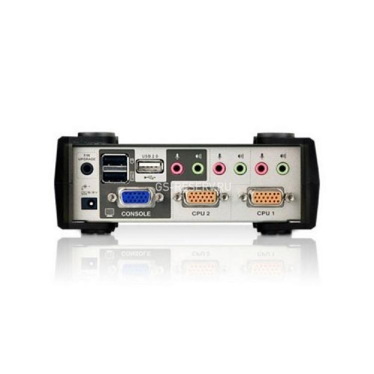 KVM Переключатель Aten CS1732B 2-Port KVM Switch 2хPC USB PS/2 Video Audio 2048x1536(CS1732B-A7-G)