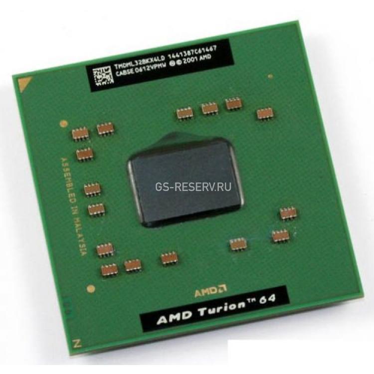 Процессор AMD Turion 64 Mobile ML-32 1800Mhz (512/800/1,35v) 35W Socket 754 Lancaster(TMDML32BKX4LD)